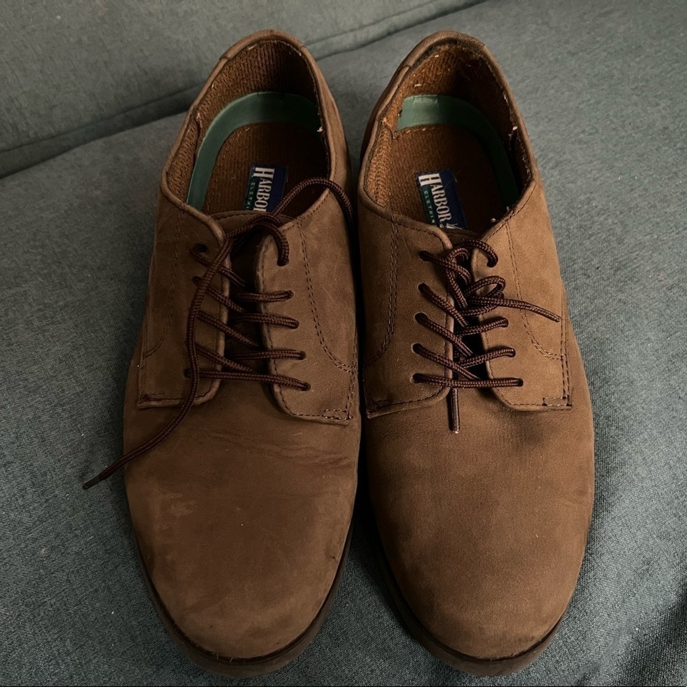 Harbor Bay - brown suede Oxford shoes  - Men 7.5